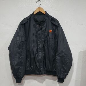 Vintage Burger King Black Bomber Jacket Size L